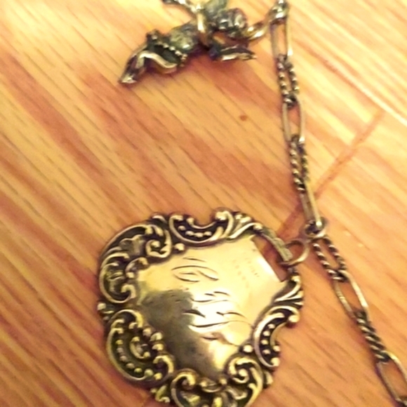 Vintage T. Foree Hunsicker Sterling Silver Luggage Tag Necklace - Picture 3 of 7